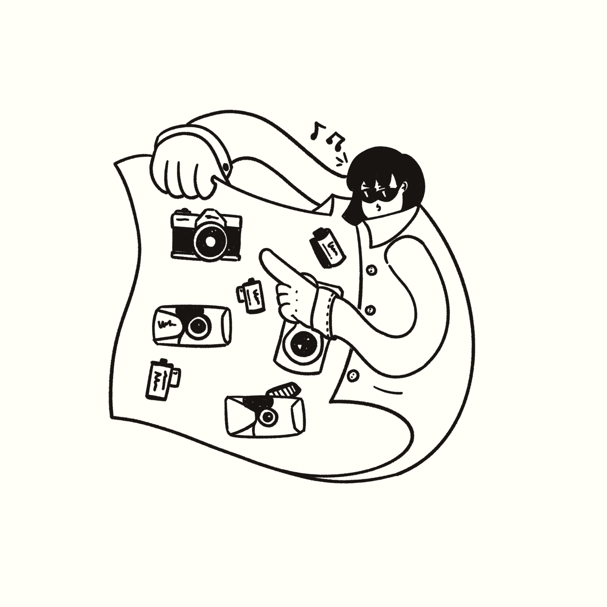 Illustration Analog Dealer The Analog Club