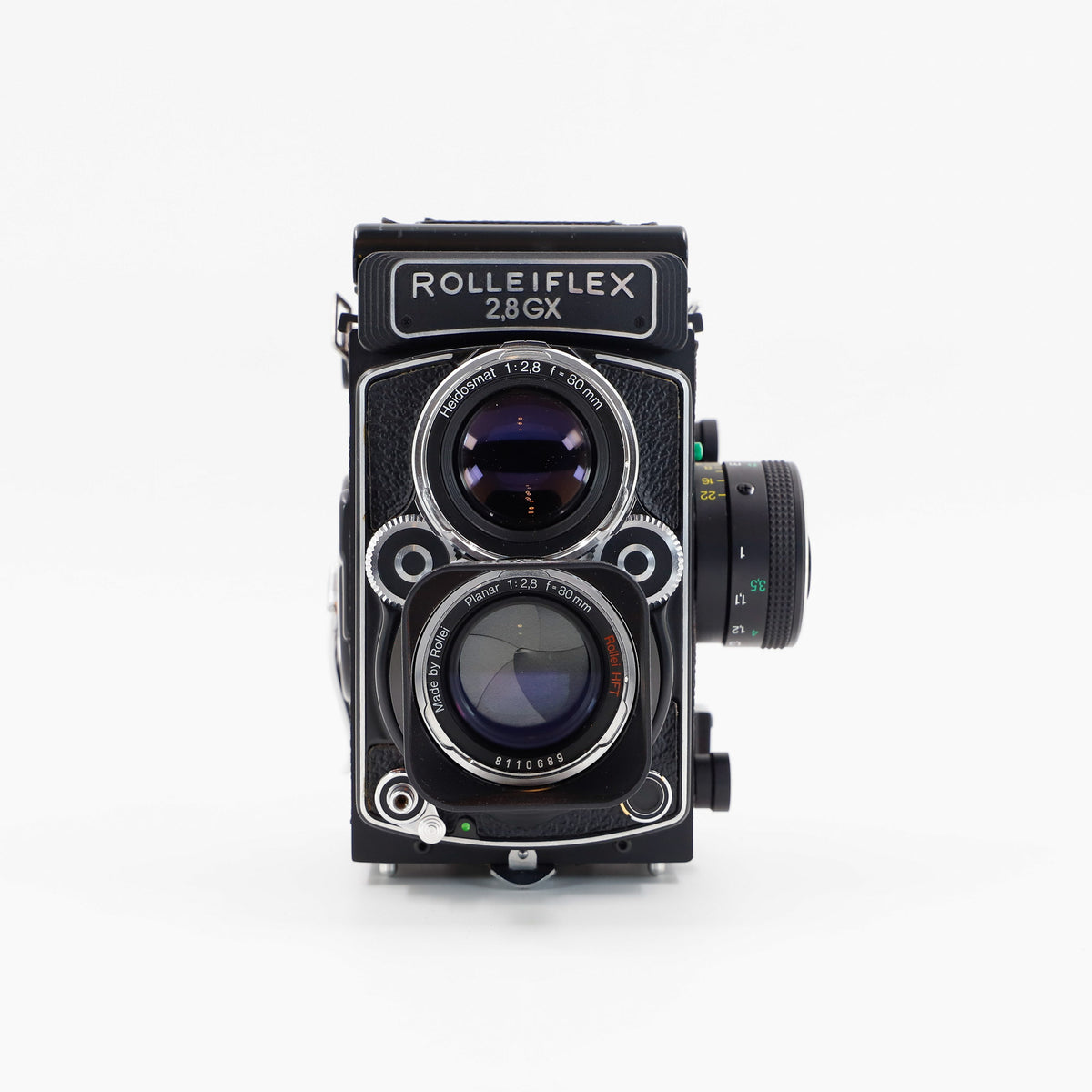 Rolleiflex 2.8 GX Black Edition Medium Format Analog Camera