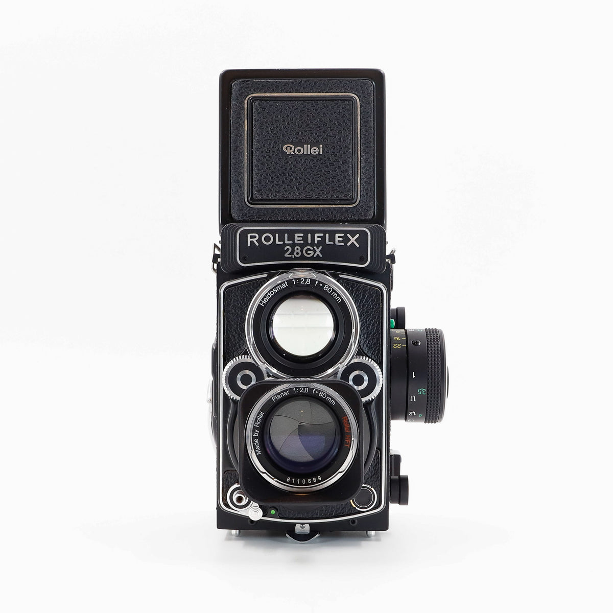 Rolleiflex 2.8 GX Black Edition Medium Format Analog Camera