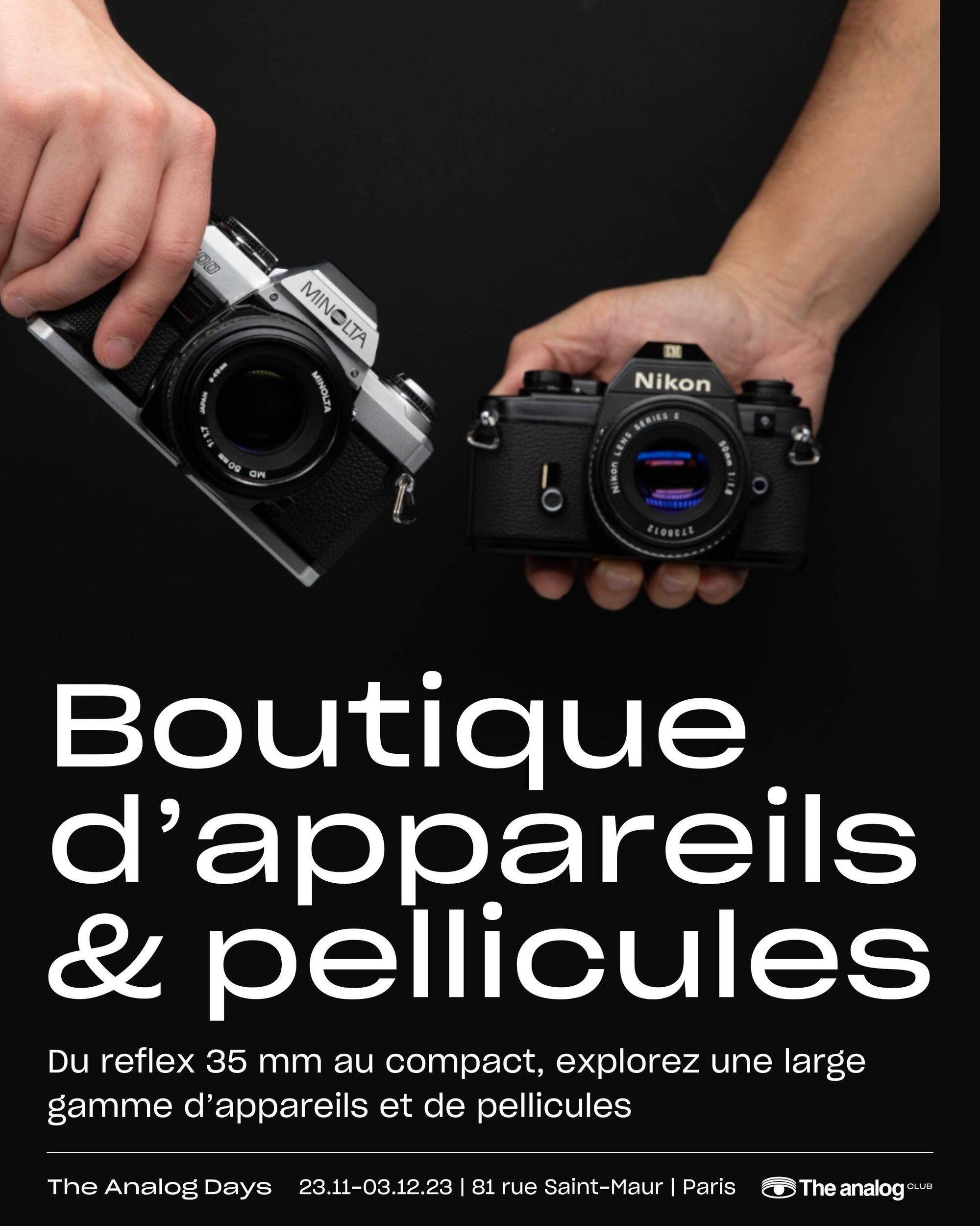The Analog Days | Boutique Appareils Photos Pellicules