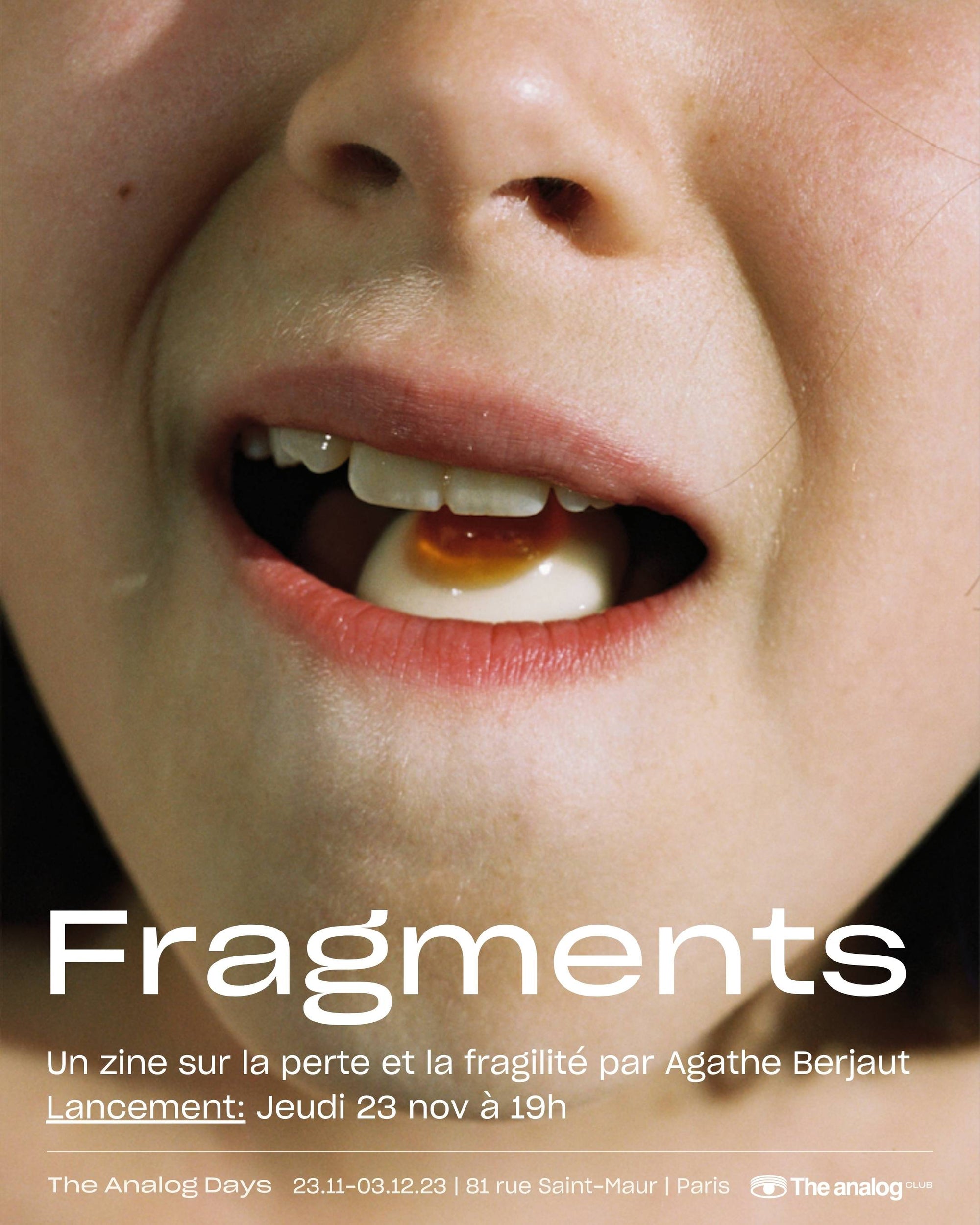 The Analog Days | Fragments | Agathe Berjaut | Lancement de Zine
