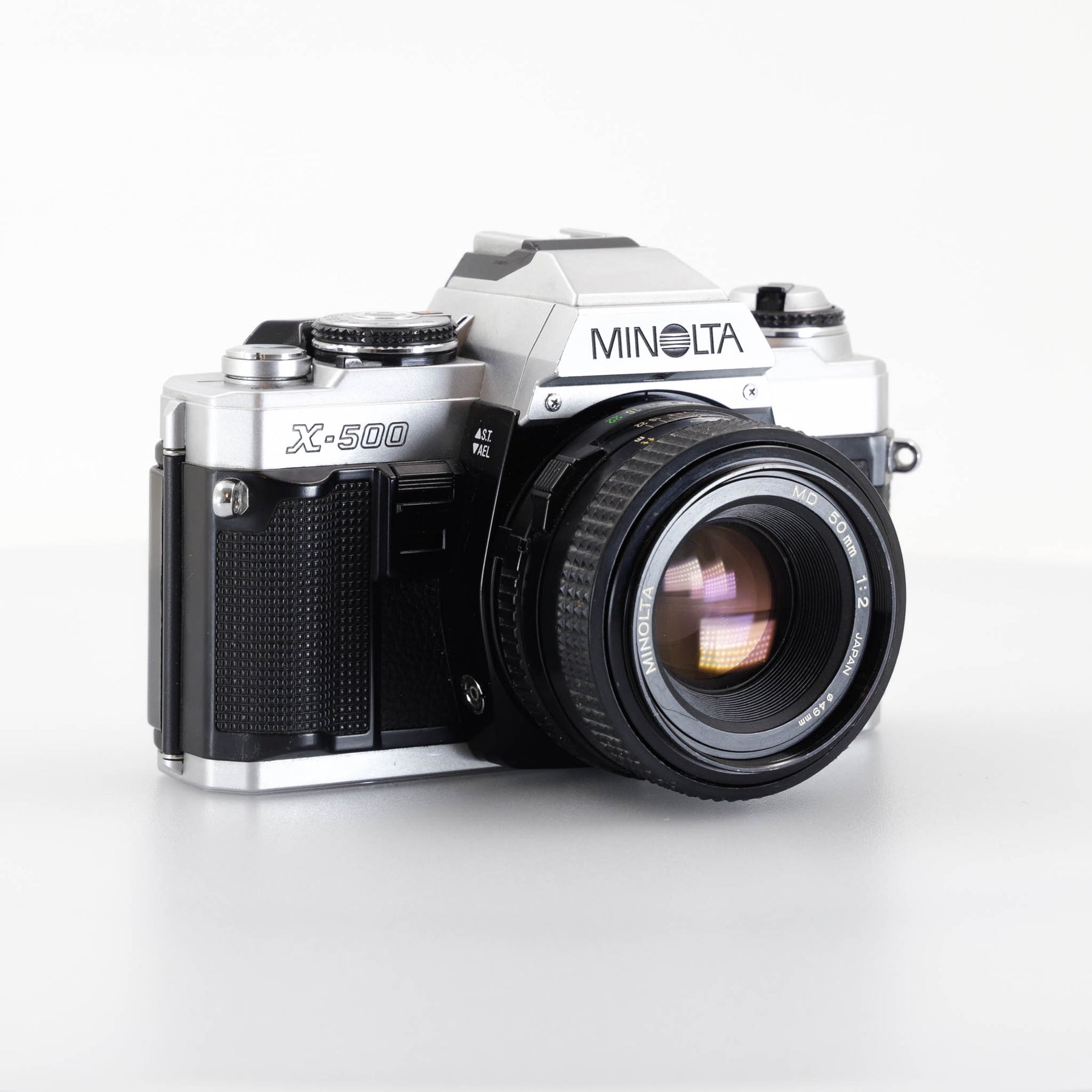 analog film 35mm slr camera Minolta X500