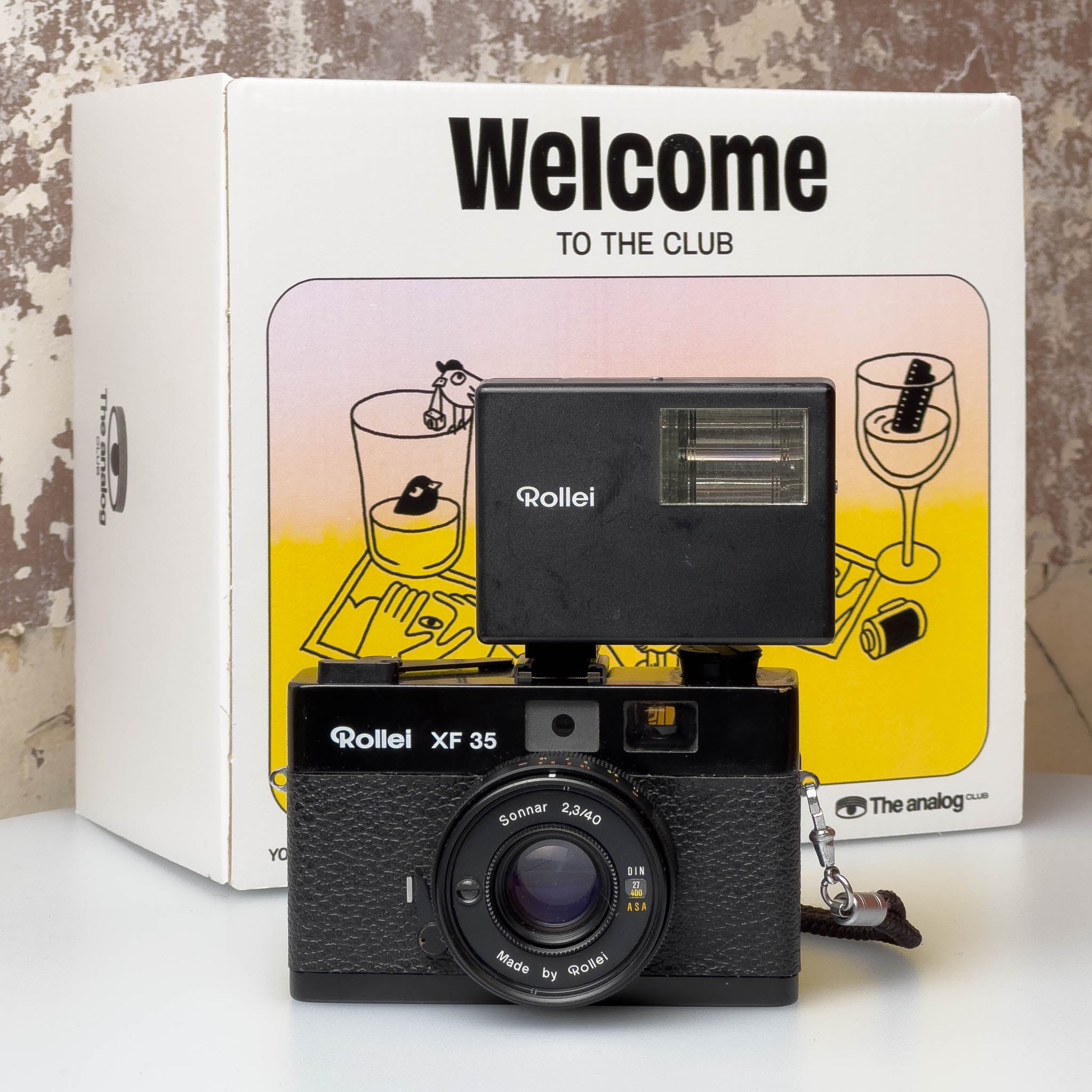 Analog Box N°41 Rollei XF35 & Flash Film Camera 370€