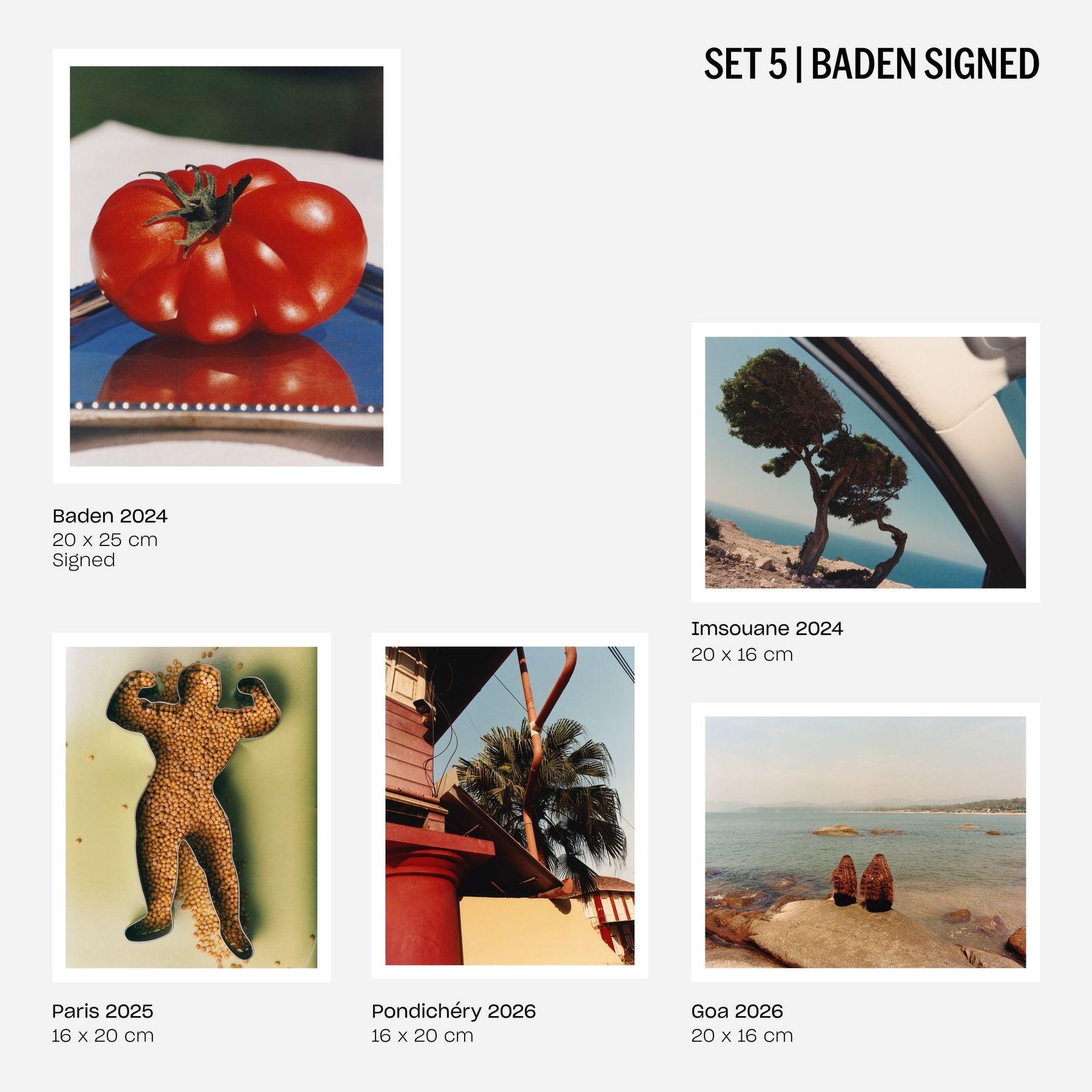 Nouveaux Fragments — Box of 5 Prints by Tanguy Sergheraert (Limited Edition)