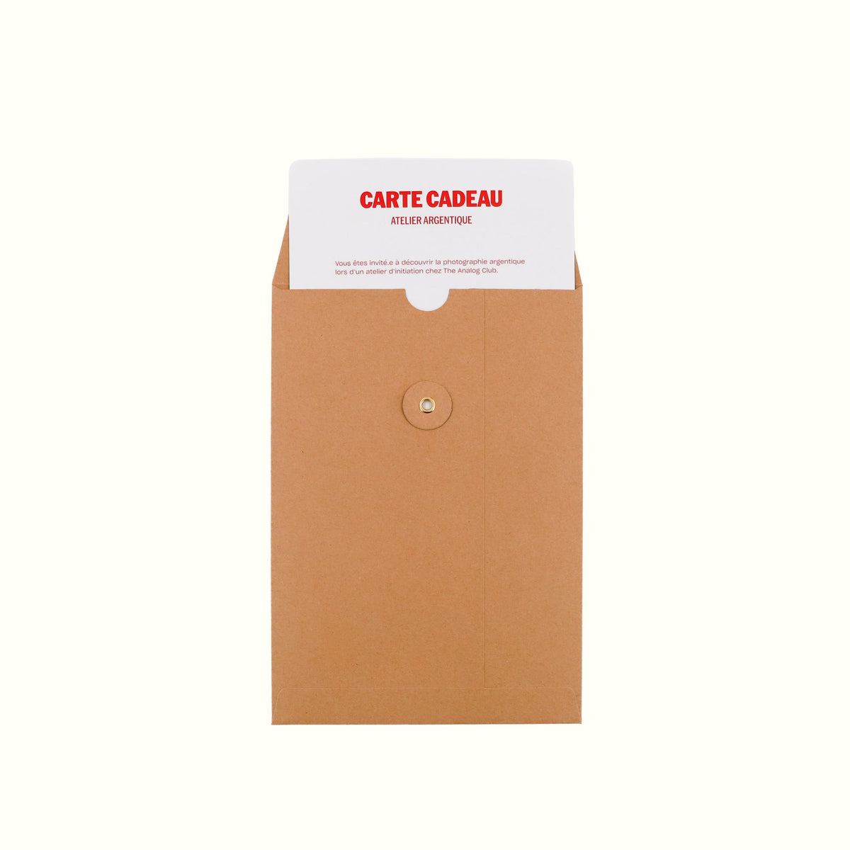 Carte Cadeau Atelier Argentique