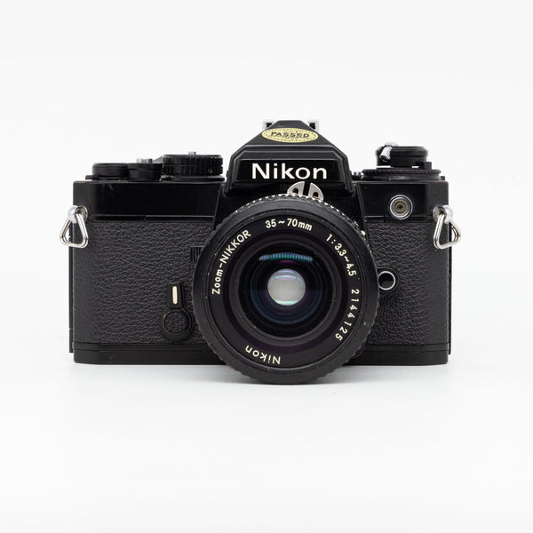 Nikon FE & Zoom-Nikkor 35-70mm f/3.3-4.5 - Film Camera