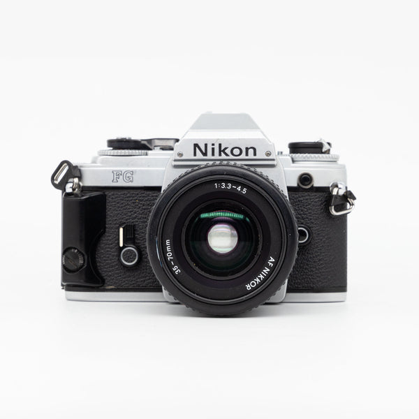 Nikon FG & AF Nikkor 35-70mm f/3.3-4.5 - Film Camera