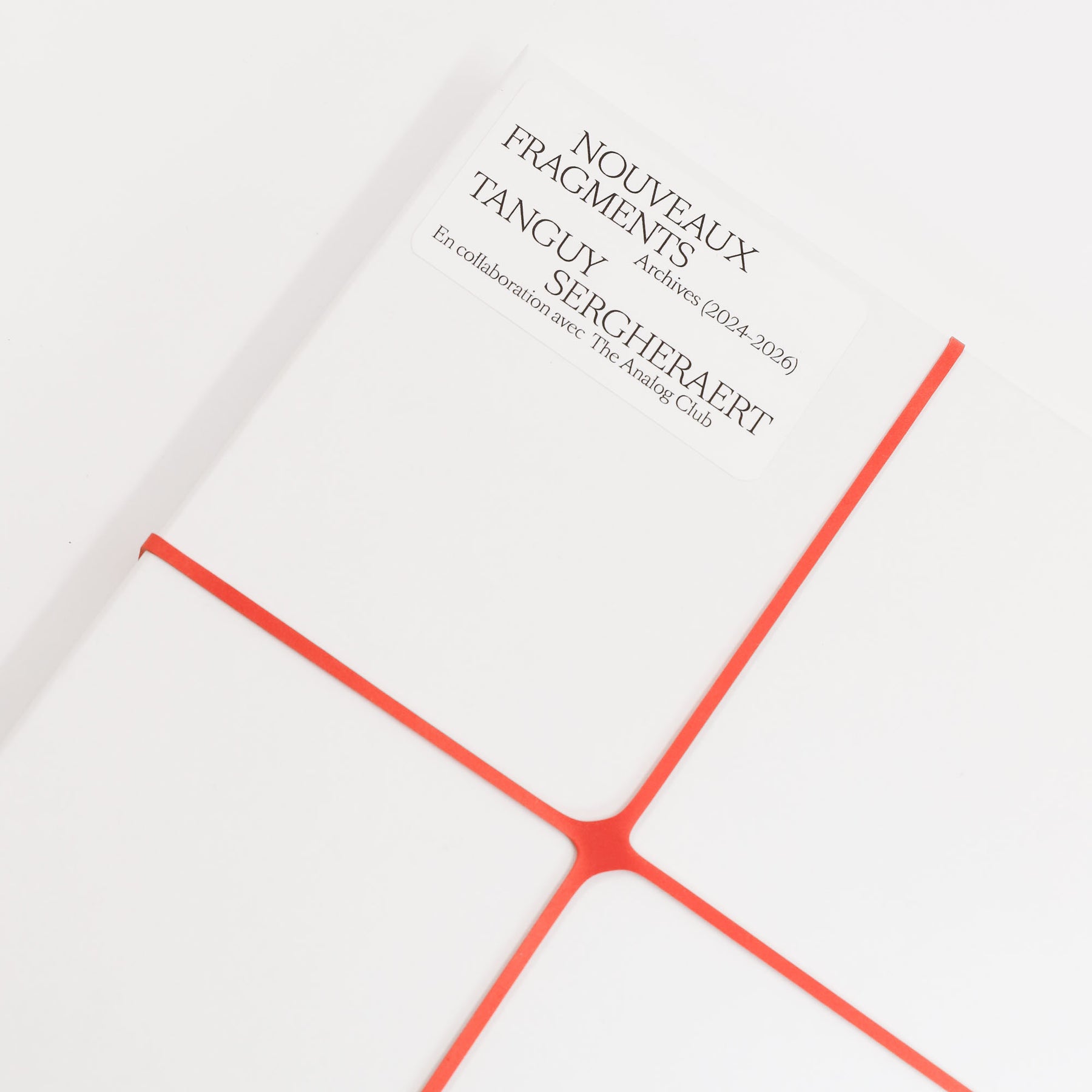 Nouveaux Fragments — Box of 5 Prints by Tanguy Sergheraert (Limited Edition)