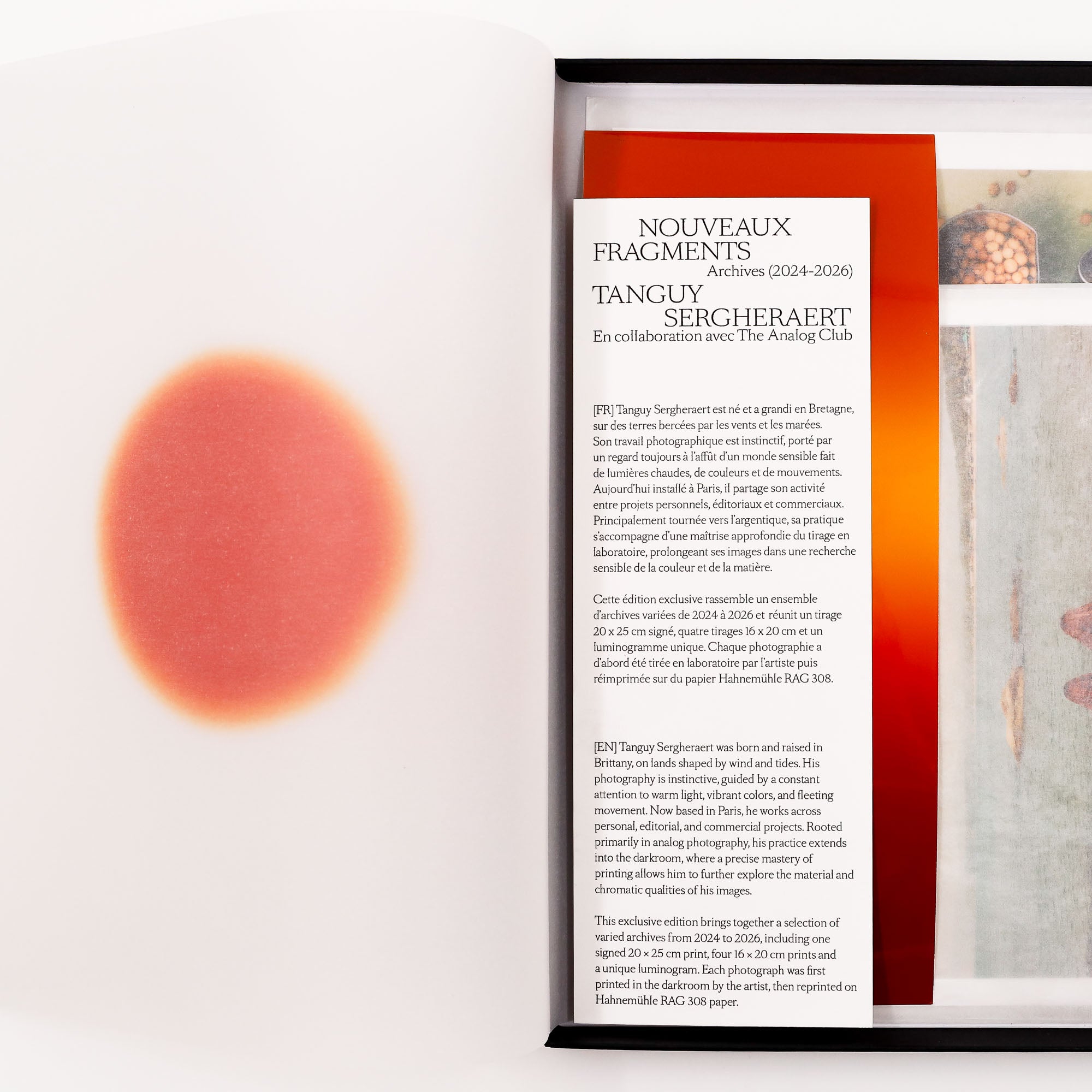  Nouveaux Fragments — Coffret de 5 tirages par Tanguy Sergheraert (édition limitée)