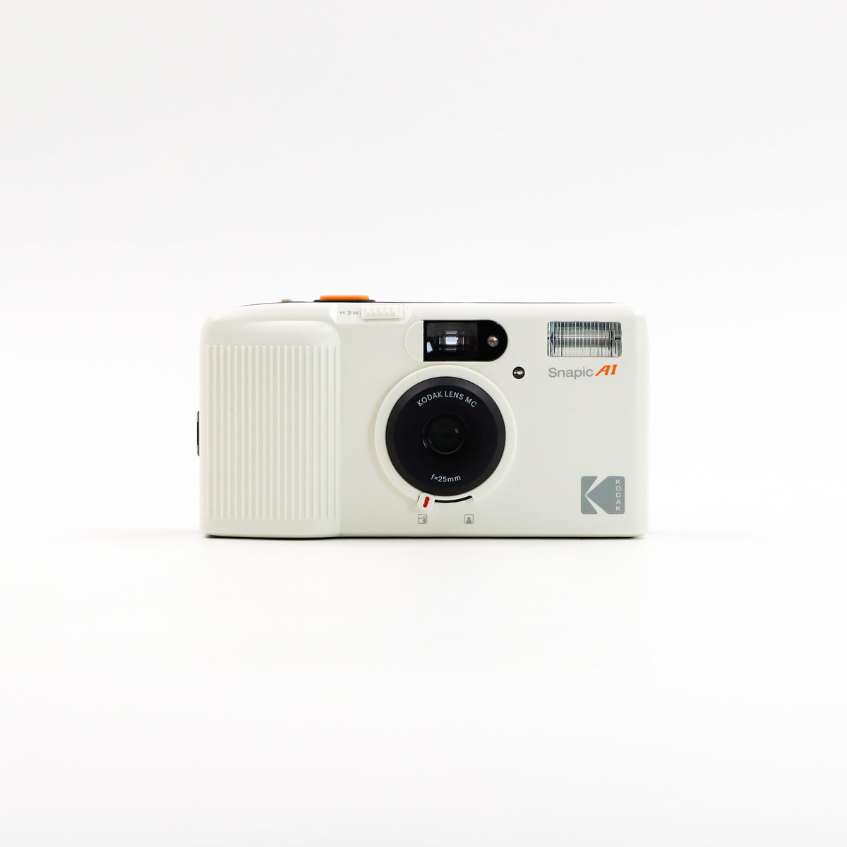 Kodak Snapic A1 Analog Film Reusable Camera, Ivory White, front view