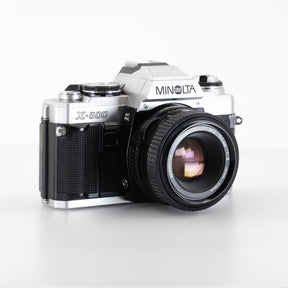 analog film 35mm slr camera Minolta X500