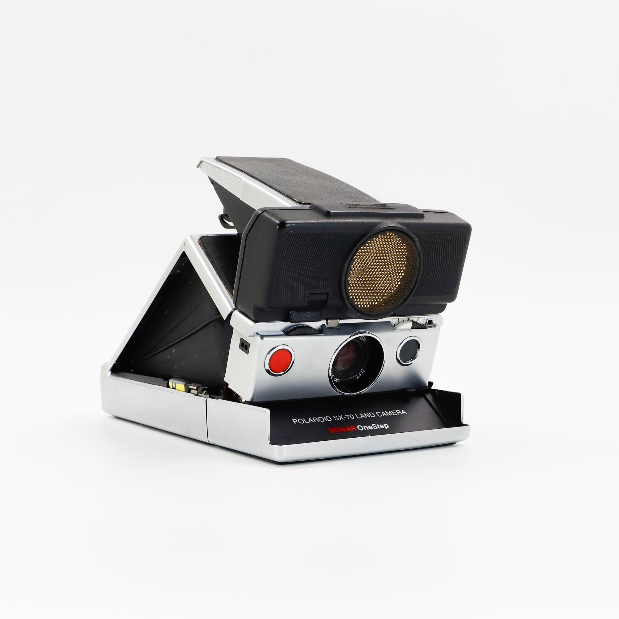 Polaroid SX-70 Land Sonar OneStep Silver Folding | Restored & 600